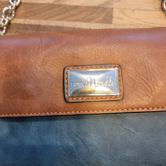 Simply Noelle Crossbody Wallet Convertible Brown Faux Leather - Picture 2 of 14